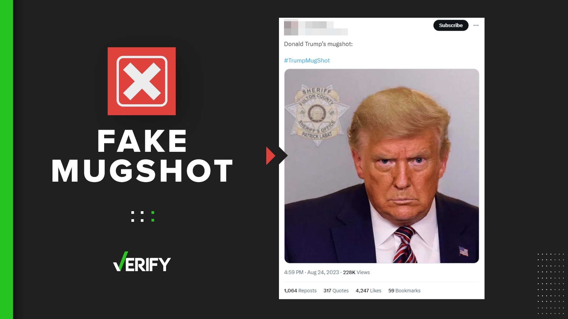 Former President Trumps Fulton County Mugshot Real Vs Fakes Wwltv