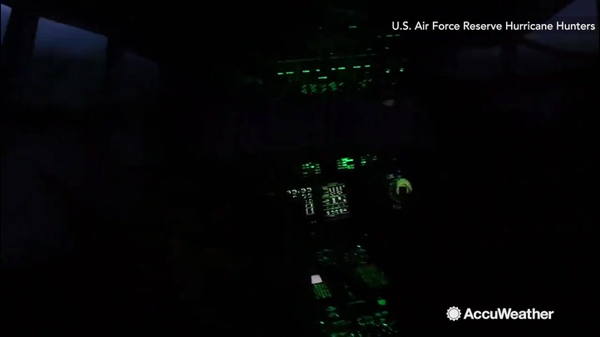The U.S. Air Force Reserve Hurricane Hunters flew through Hurricane Dorian on Sept. 1, while flying over the Atlantic Ocean.