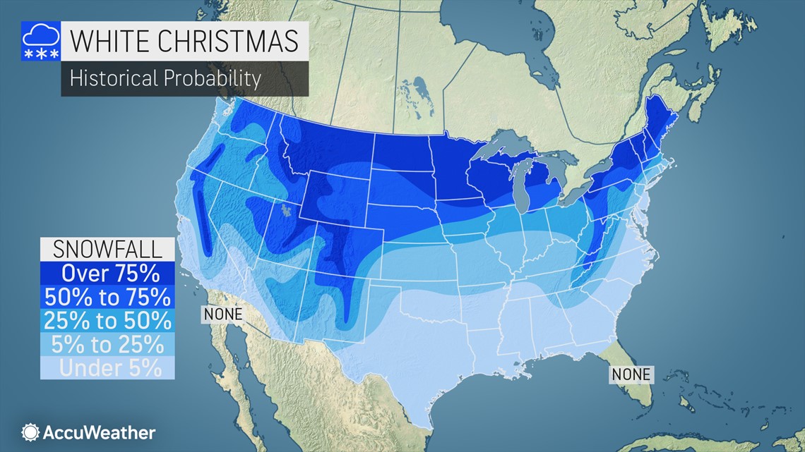 Chances Of White Christmas In Nj 2022 White Christmas Forecast: The Holiday Is Six Weeks Away, Will There Be  Snow? | Wwltv.com