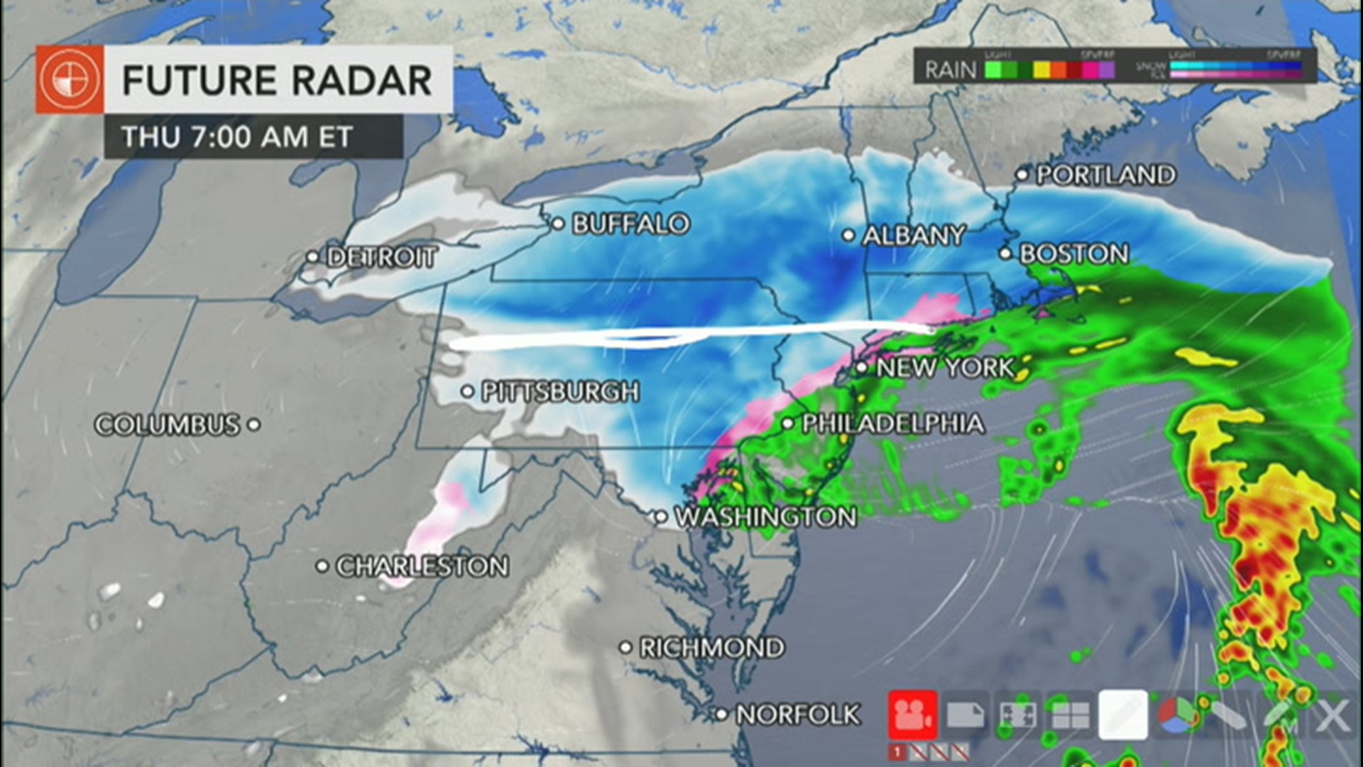 Nor Easter Set To Blast The Eastern Us With Heavy Snow Wwltv Com