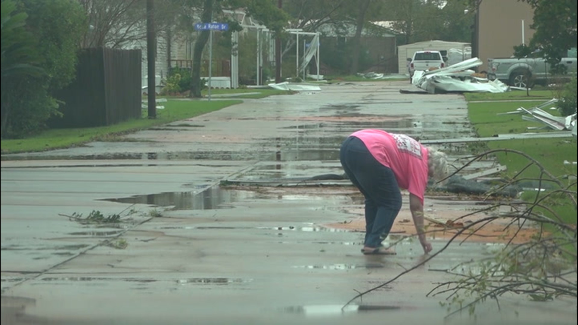 Residents of Fairhope, Alabama, reflected on Hurricane Sally on Sept. 17, after the storm wreaked havoc along the Alabama coast on Sept. 16.