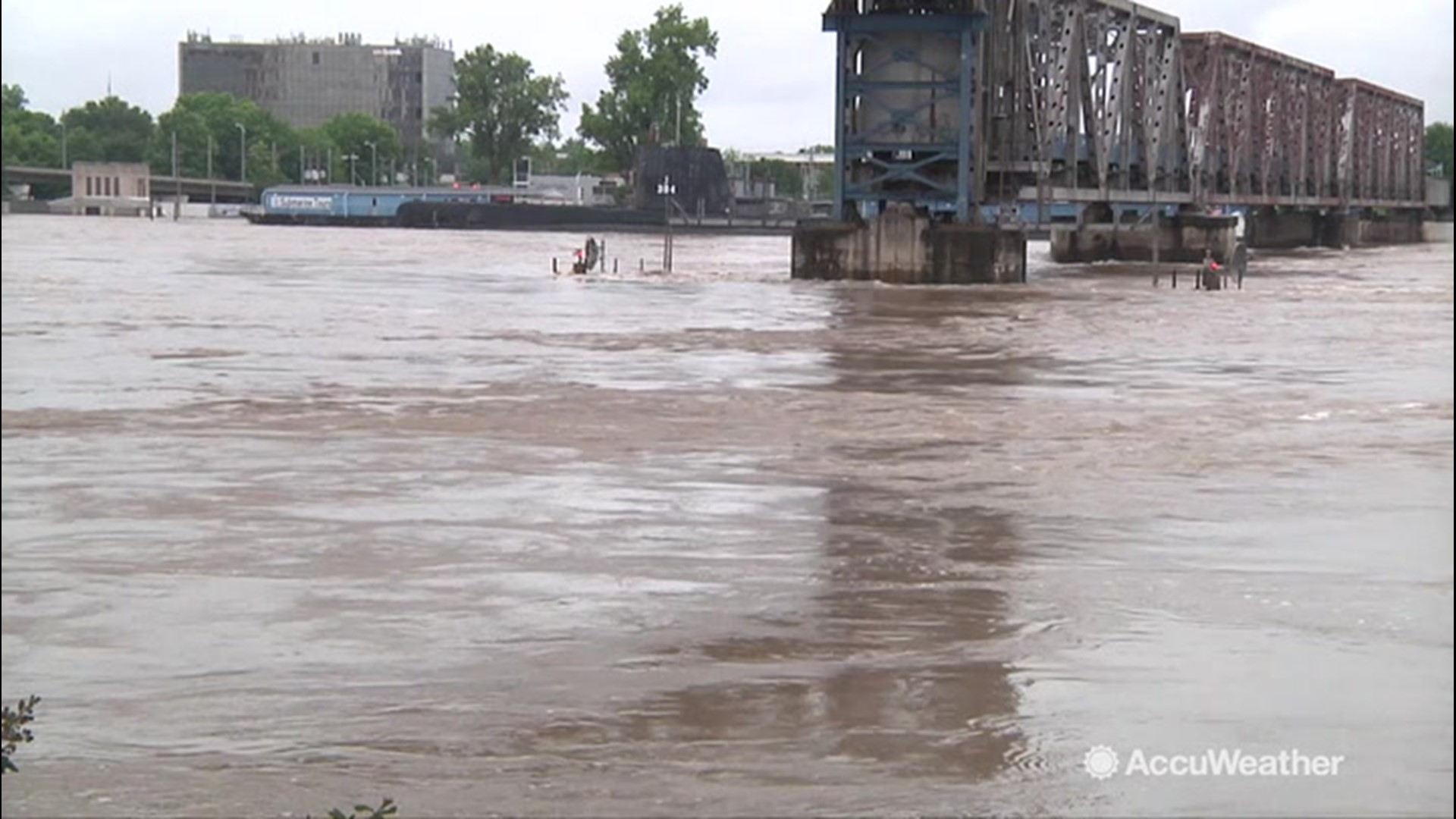 Historic flooding along the Arkansas River creates trouble for