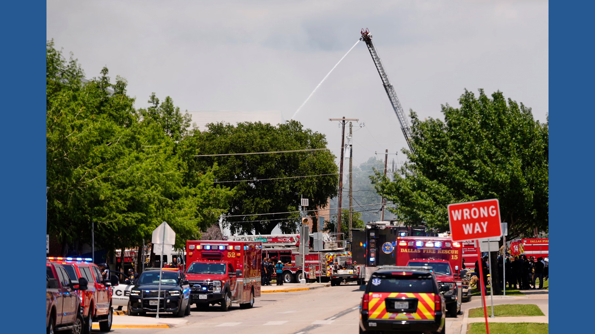 A large fire has erupted at an apartment complex in Dallas | wwltv.com