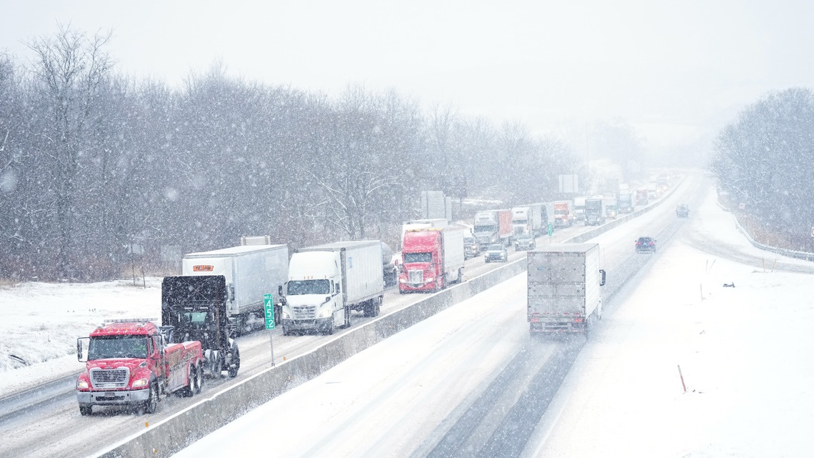 Photos of the first major winter storm blanketing the Northeast | wwltv.com