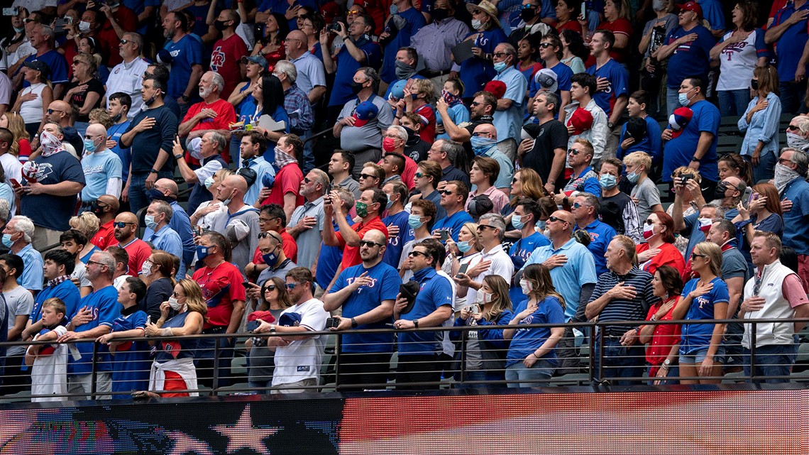 Texas Rangers attendance today