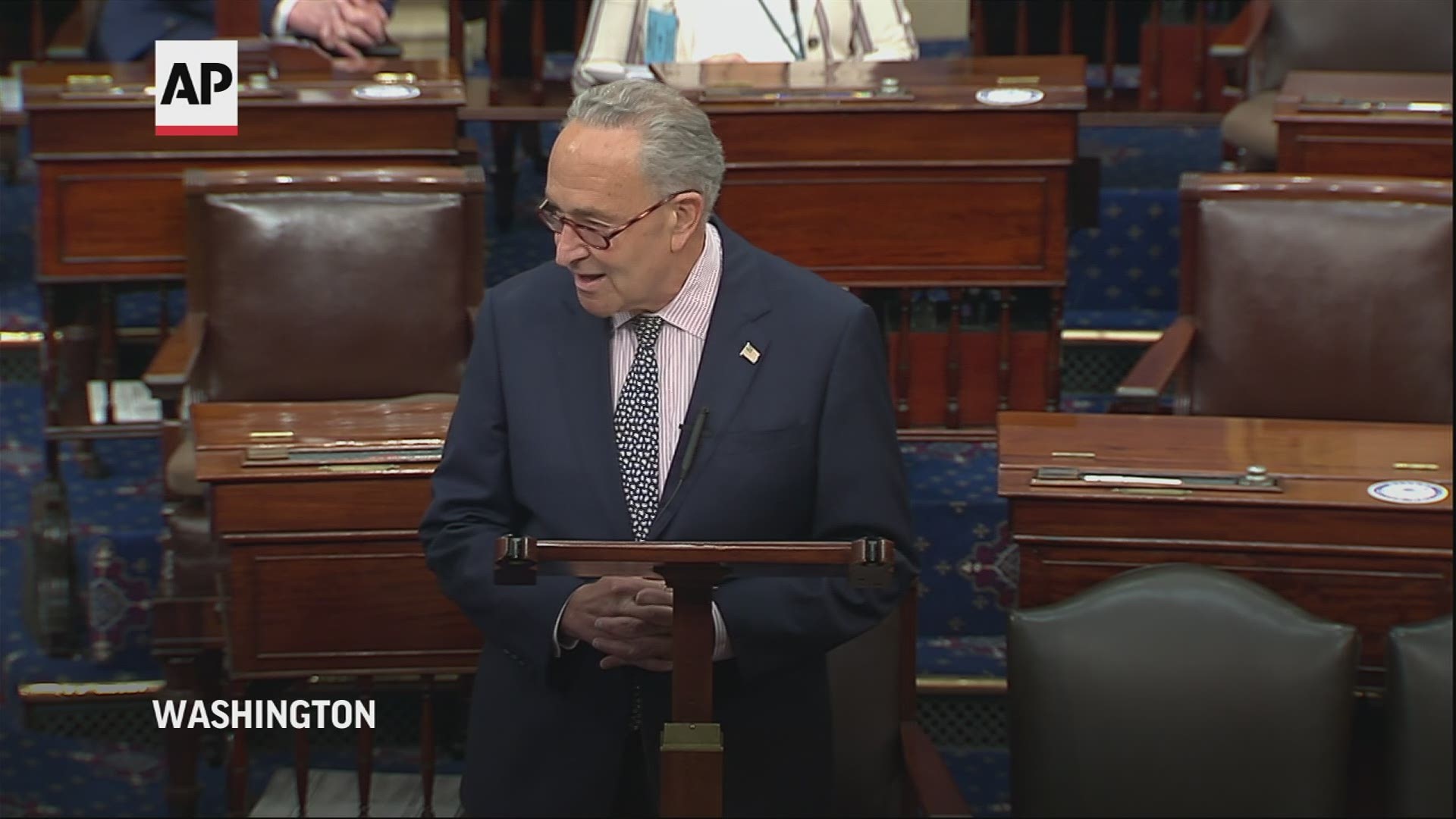 Senate Minority Leader Chuck Schumer excoriated Senate Republicans over the deadlock on providing additional relief to deal with the coronavirus pandemic.