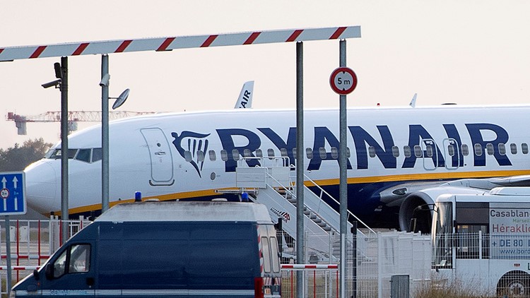 France Plane Impounded Ryanair