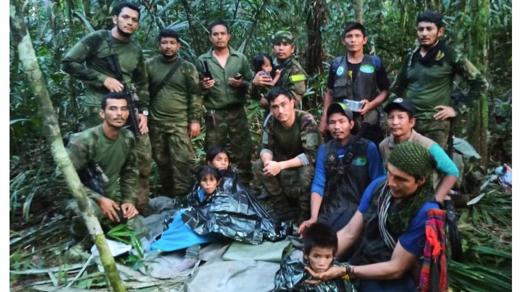 Cassava flour and fruit kept 4 children alive for 40 days after plane crash in Colombia's jungle