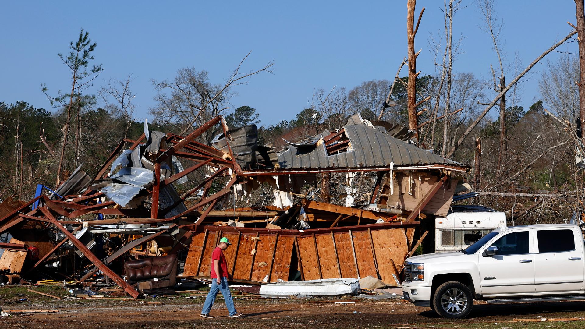 Tornadoes. dust storms leave at least 37 people dead in central and ...