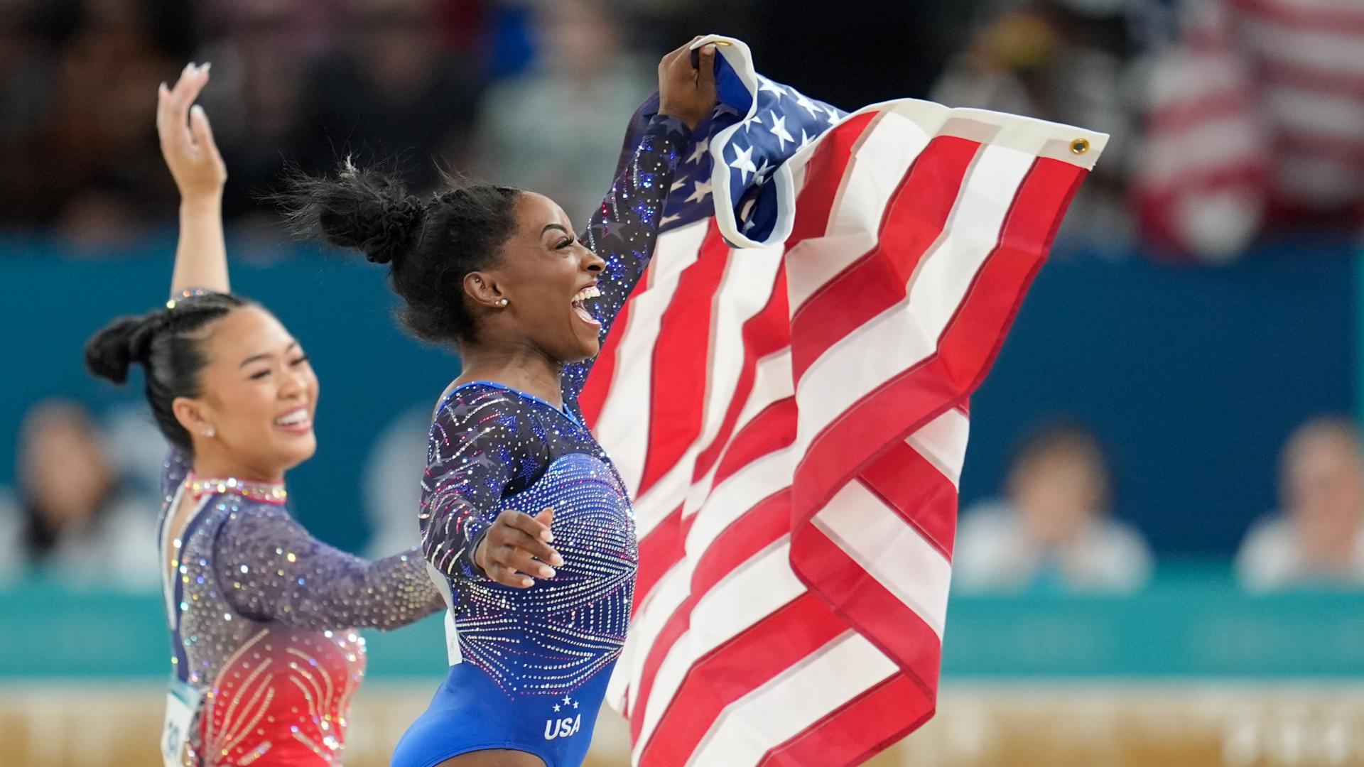 How did Simone Biles, Suni Lee do in balance beam finals?