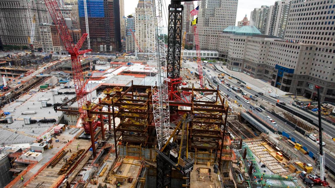 Timelapse video: Construction of One World Trade at the site of