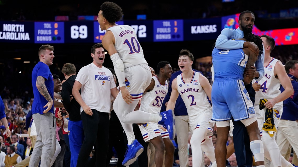 UNC vs. Kansas Jayhawks erase 16point deficit to win title