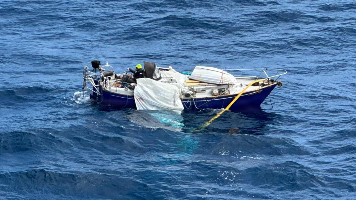 Cruise ship rescues injured sailor stranded nearly 500 miles off Oregon coast