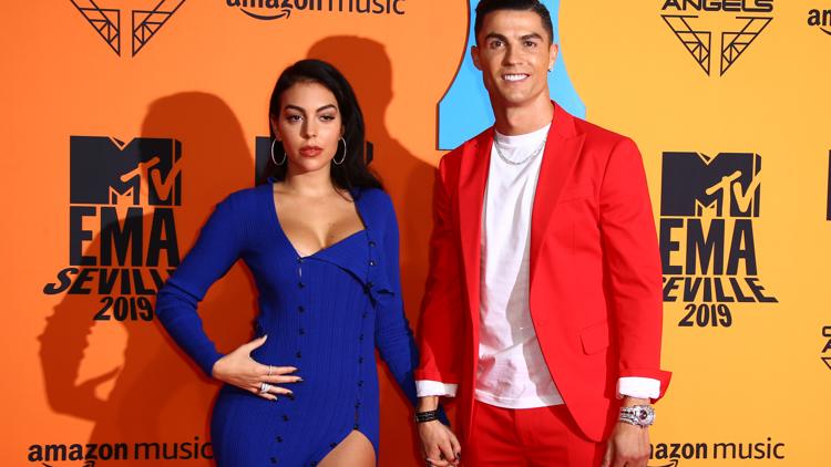 princess polly baby blue dress Cristiano Ronaldo engaged to Georgina Rodriguez
