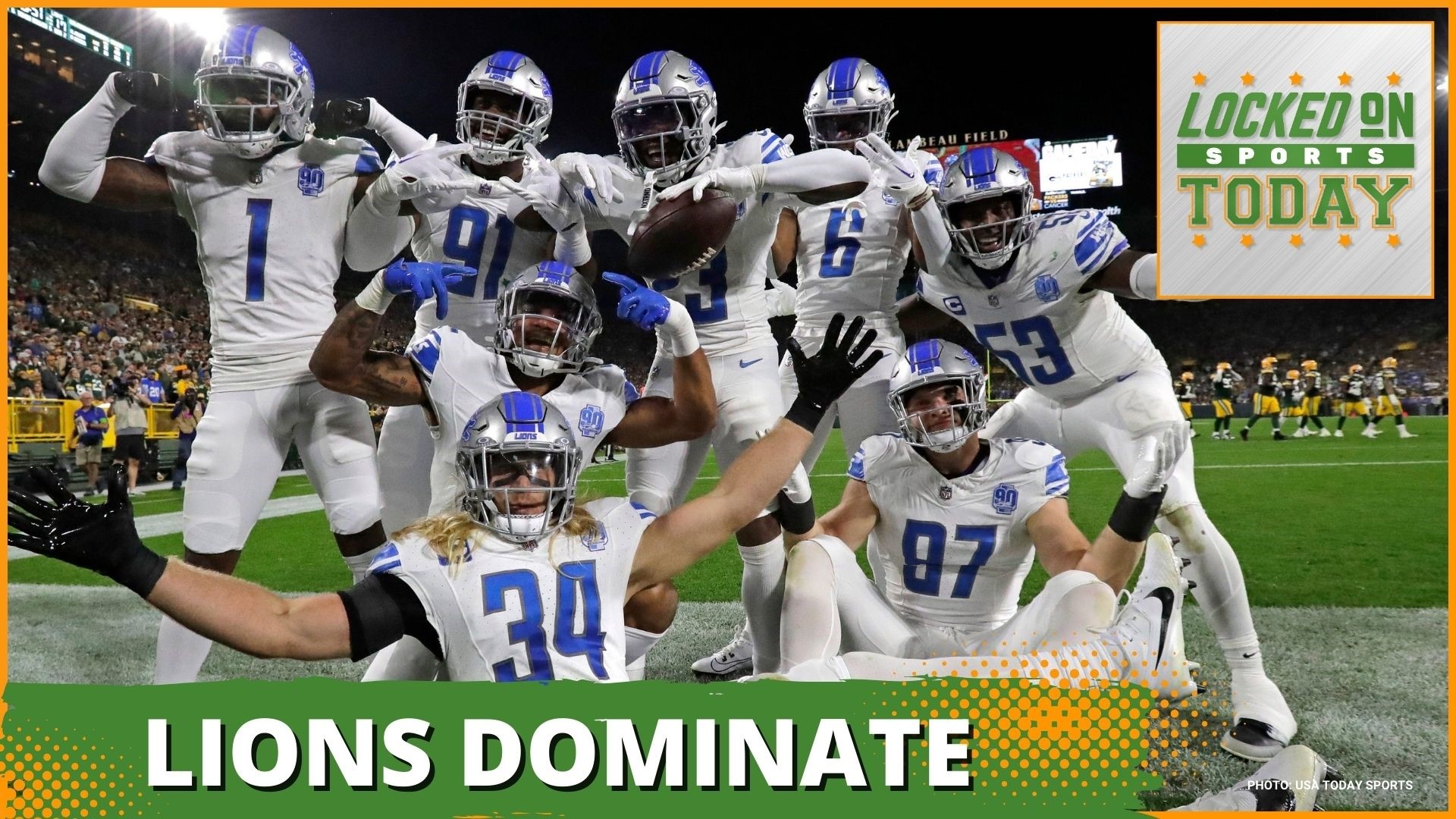 Discussing the day's top sport stories from the Detroit Lions dominate the Packers to Dolphins vs. Bills promises to be a good candidate for game of the year.