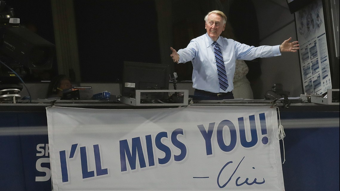 Los Angeles Dodgers broadcaster Vin Scully has died at 94 - Vimarsana News