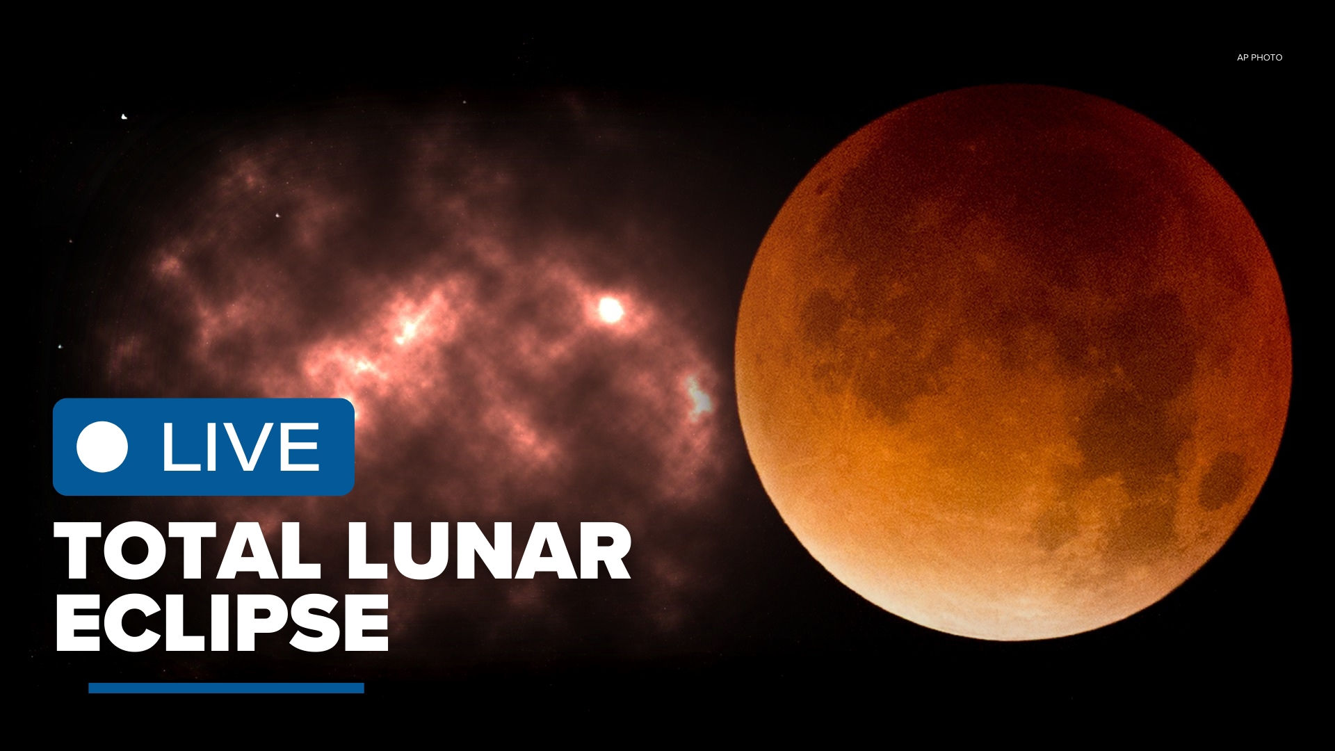 WATCH LIVE: Total lunar eclipse turns moon red | wwltv.com
