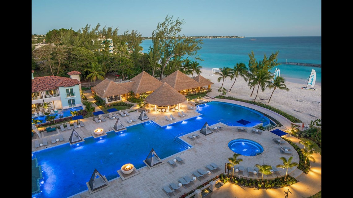 Caribbean All Inclusive Resorts Maximum Fun For The Money Wwltv Sandals Royal Barbados Is A 222 Suite All Inclusive On Maxwell Beach