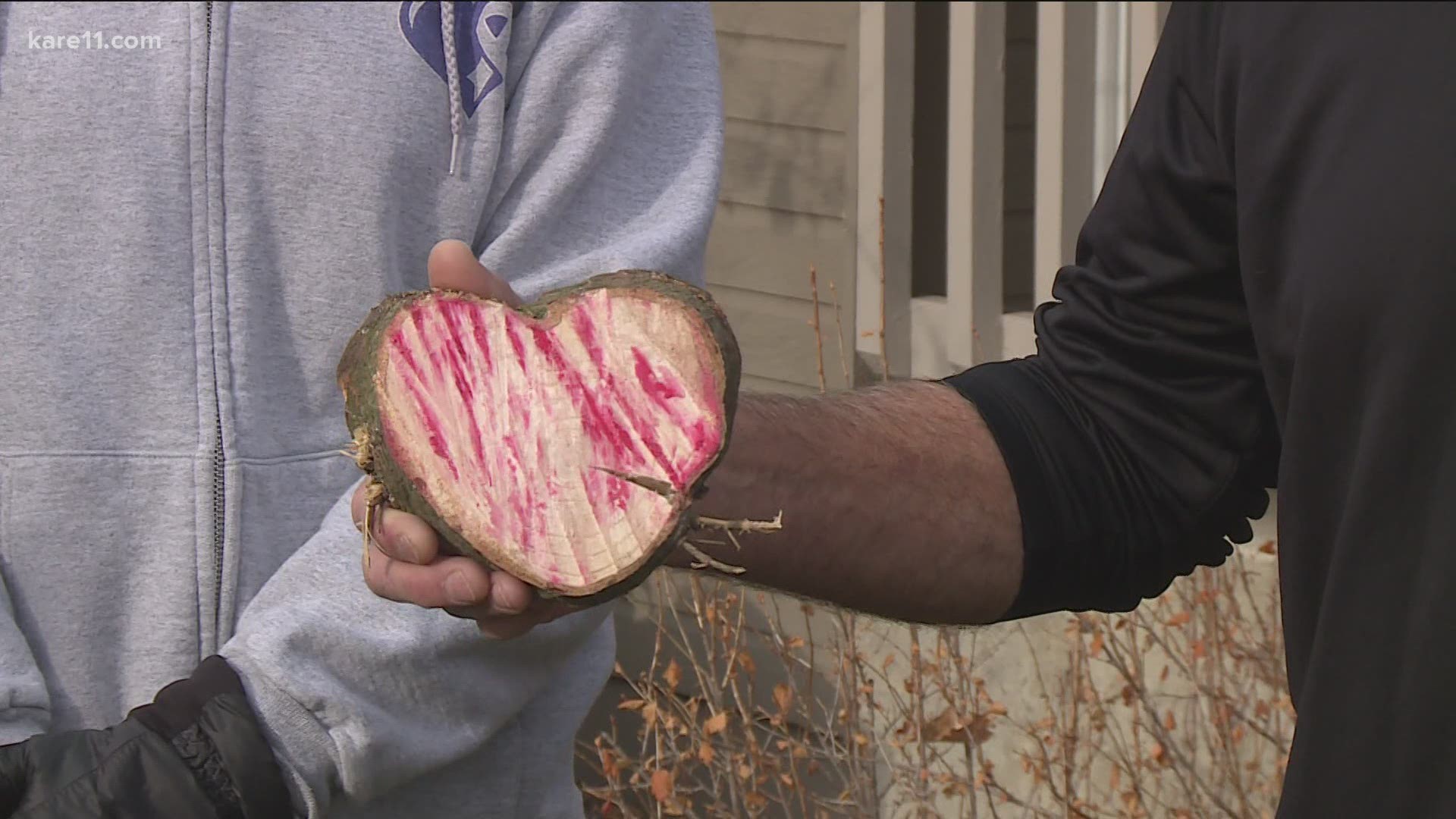 After Mark Schommer lost his wife to Alzheimer's in September, Christmas felt different. But when he cut down a Christmas tree, he saw a symbol of their love.