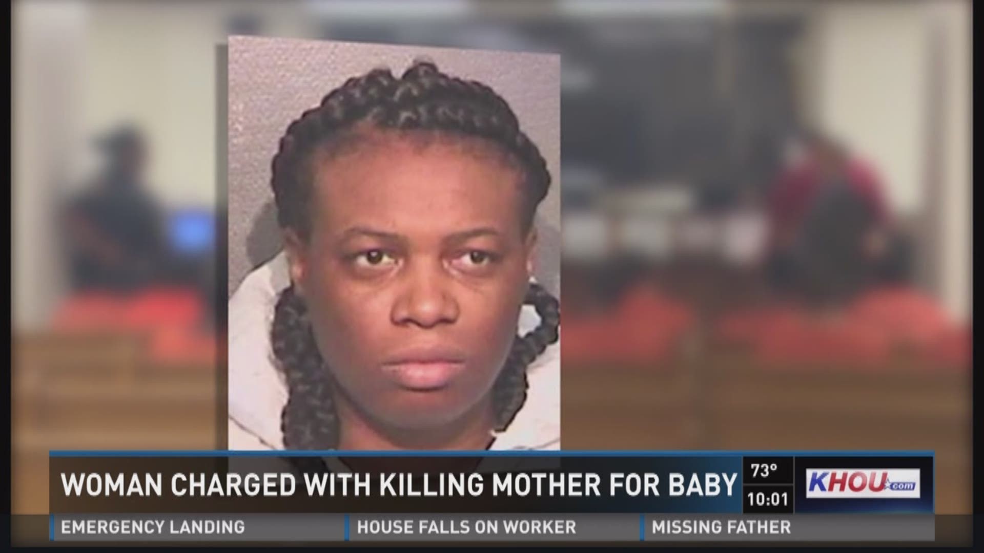 Police say the woman who killed a Houston mother and took her 6-week-old baby earlier this week was trying to cover up a miscarriage.