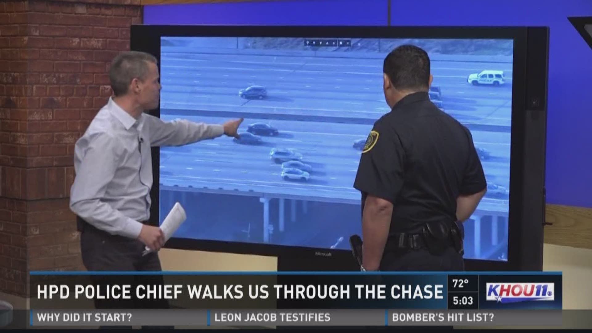 Houston Police Chief Art Acevedo is with KHOU's Jason Miles and walks through how Thursday's police chase took place. 