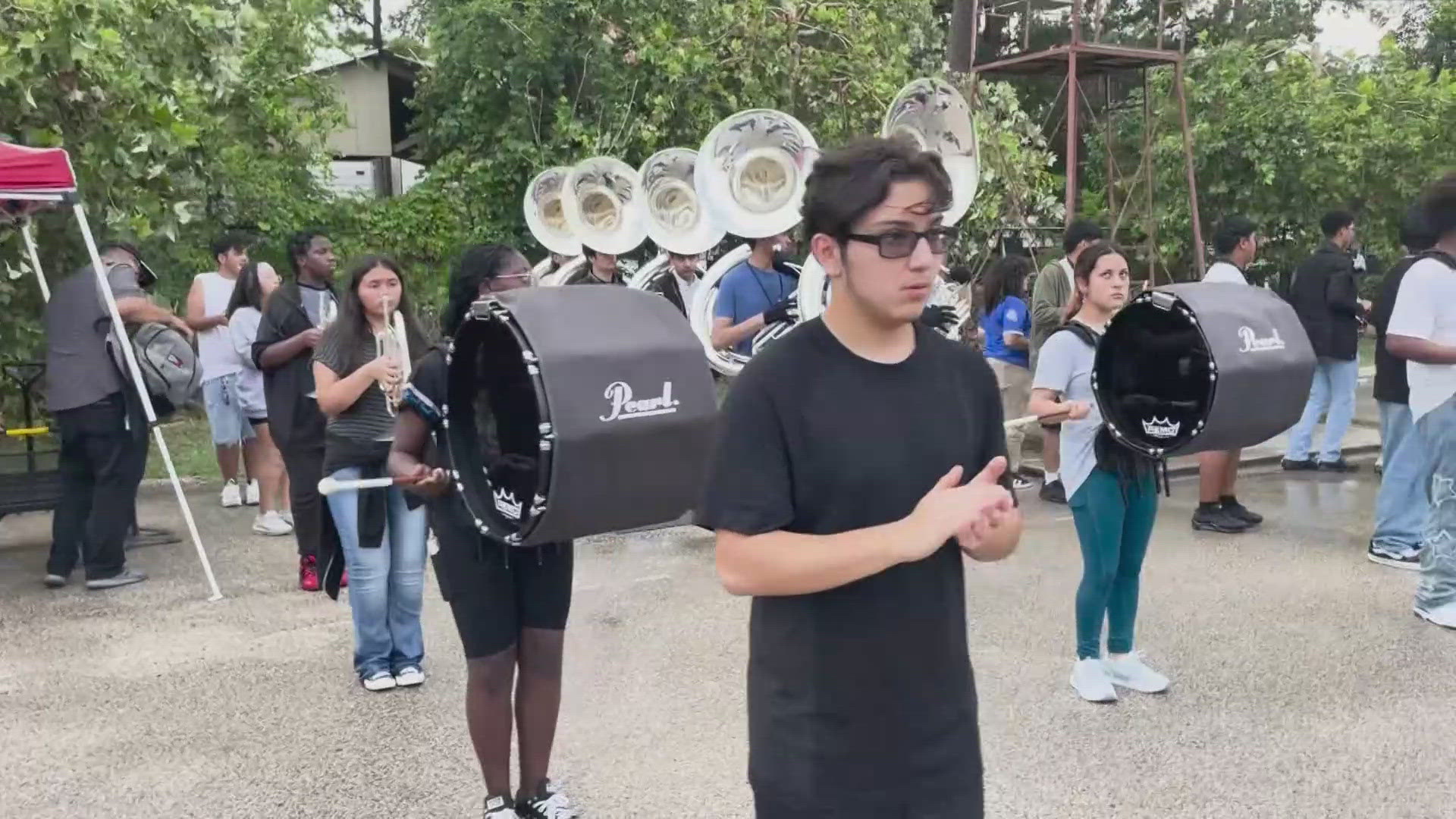 According to parents the marching band had been denied approval for travel with HISD saying New Orleans was not safe.