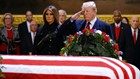 LIVE BLOG: President Trump, First Lady pay respects to President Bush at U.S. Capitol