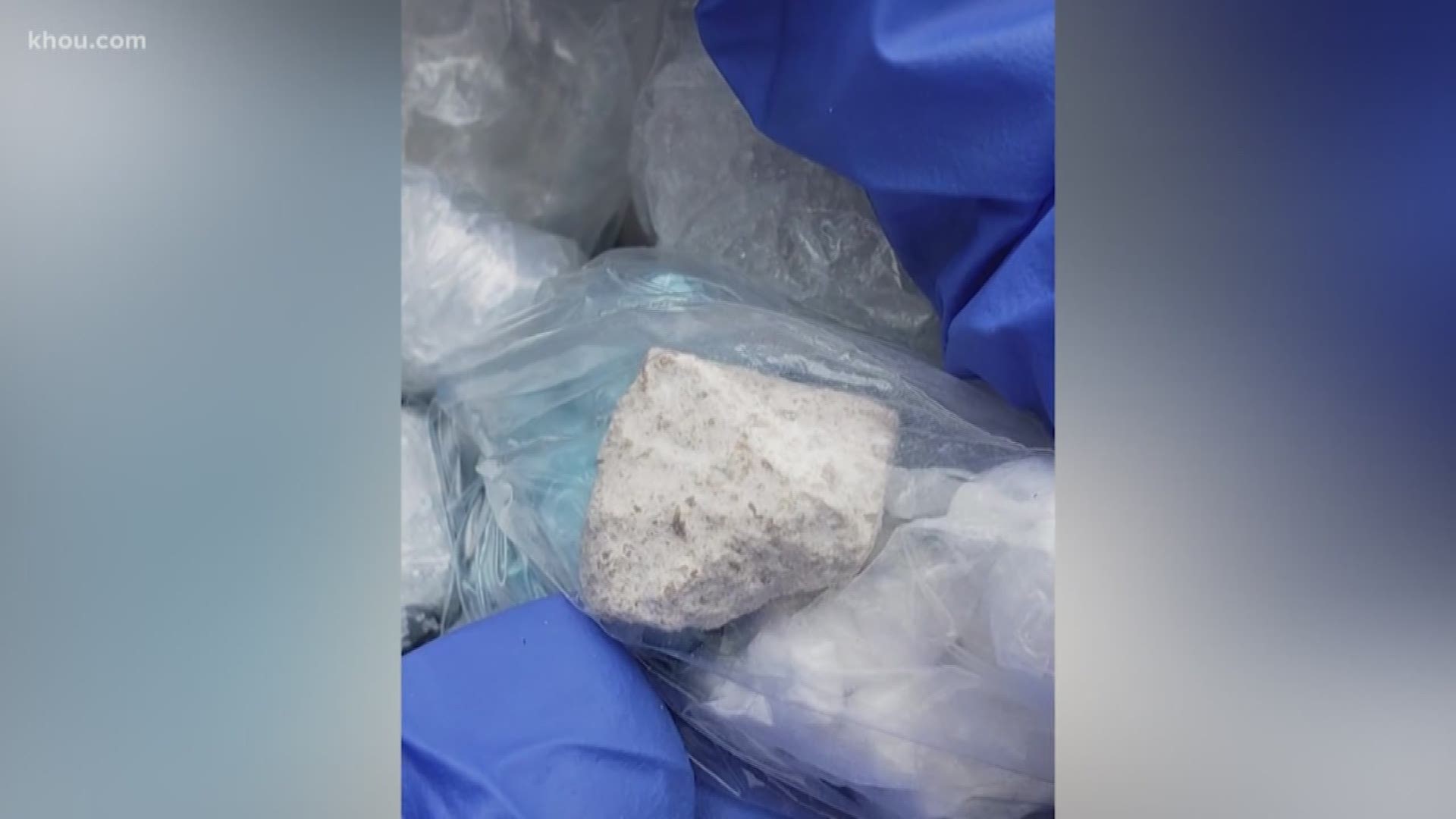 Experts say the super drug looks like small chunks of concrete and is 10,000 times more potent than morphine.