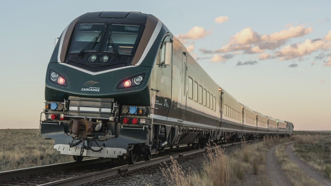 Amtrak’s new Airo train arrives in Seattle, kicking off sweeping U.S. rail upgrade