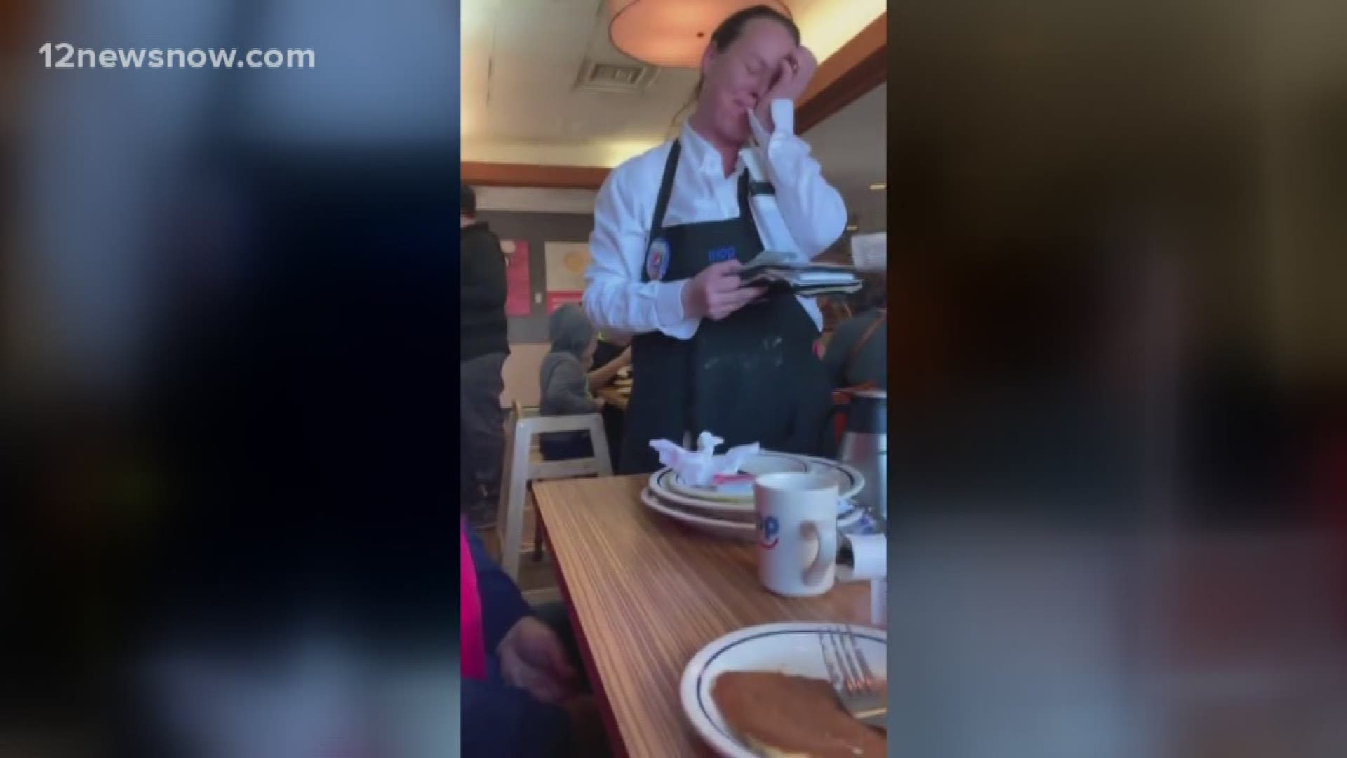 'Really wonderful people out there': Port Arthur IHOP waitress given