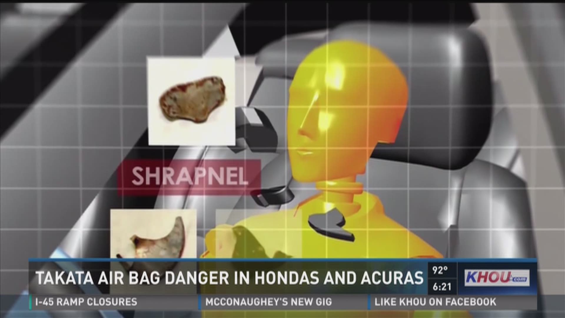 A nationwide recall has been made for Honda and Acuras from 2001-2013 due to faulty Takata air bags.