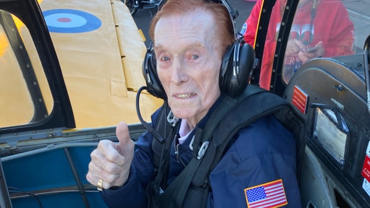 Nonprofit takes Pearl Harbor survivor on free flight for his 100th birthday