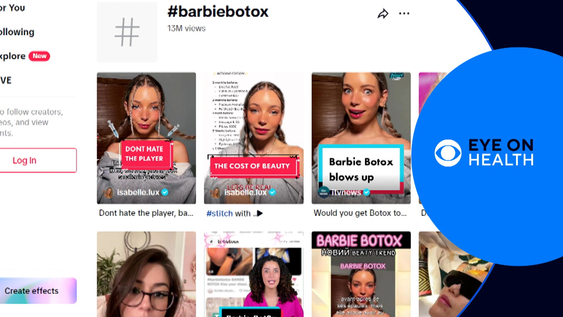 Eye on Health takes a look at health stories that make news during the week. We look at the latest COVID-19 vaccine and a look into the Barbie Botox trend.