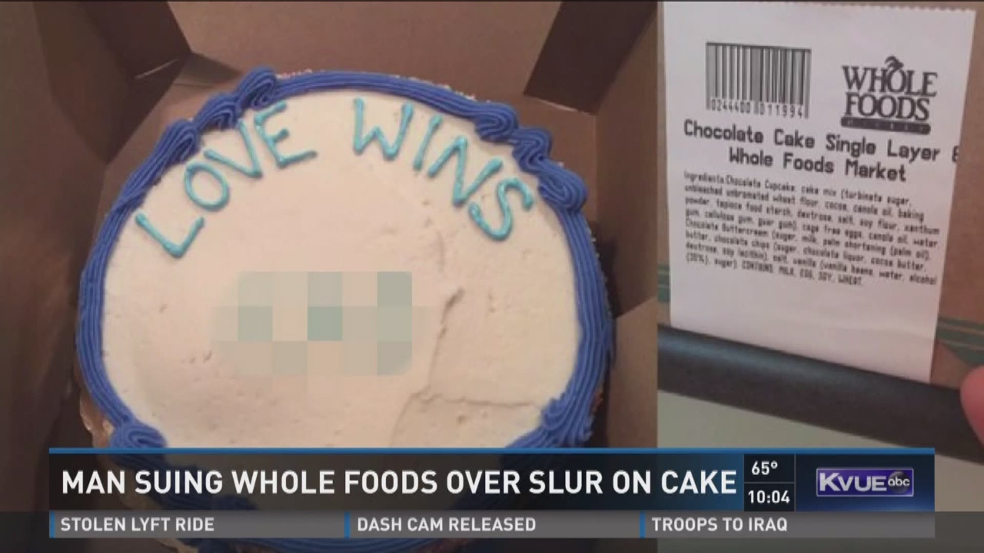 Whole Foods denies cake slur allegations