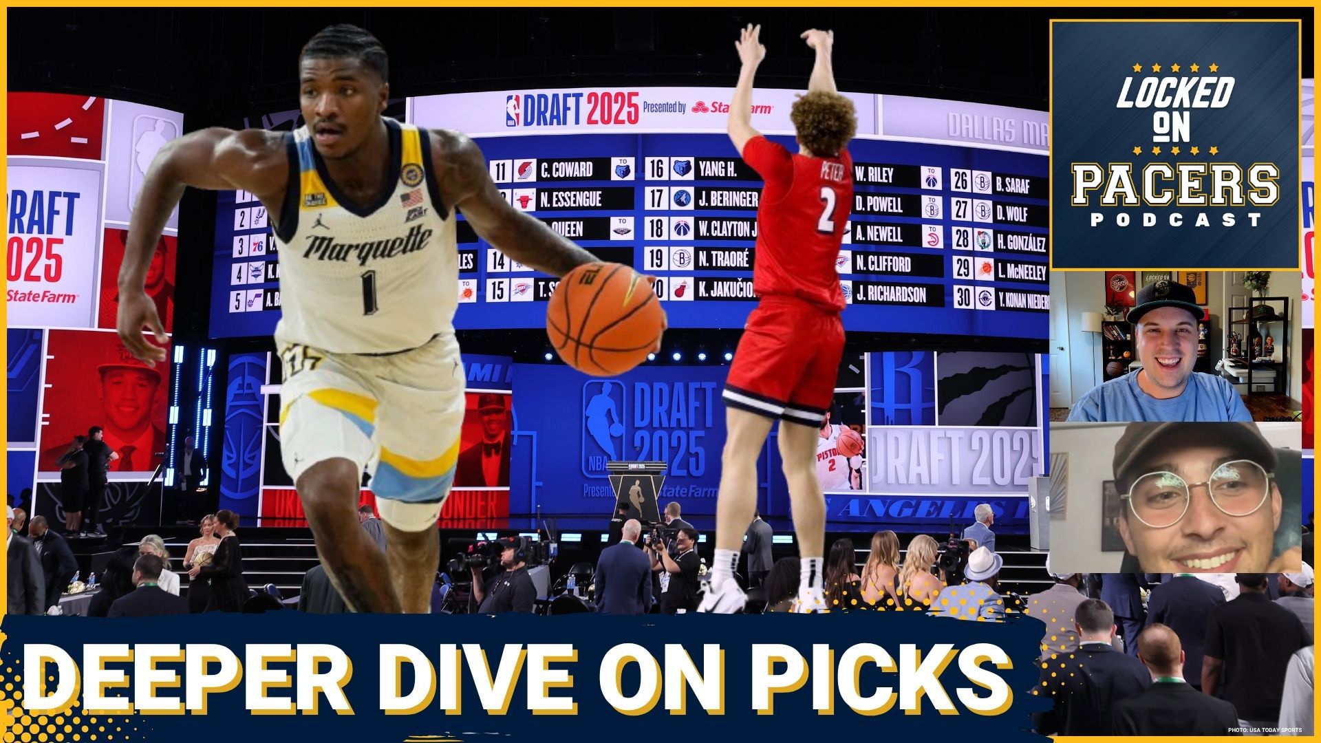 Kam Jones and Taelon Peter are members of the Indiana Pacers after the 2025 NBA Draft. What do they bring to the Pacers? Host Tony East is joined by Ben Pfeifer.