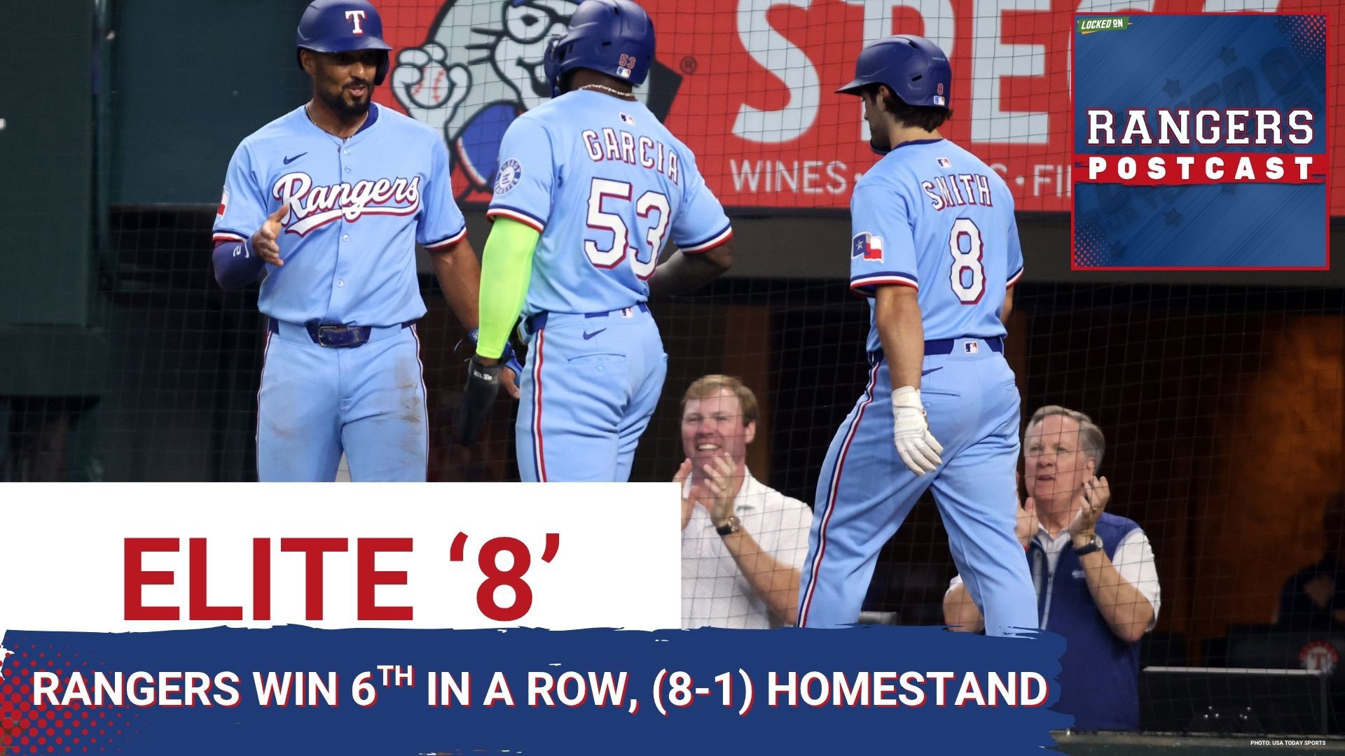 The Rangers lowered the broom on the Braves for their 6th win in a row ...
