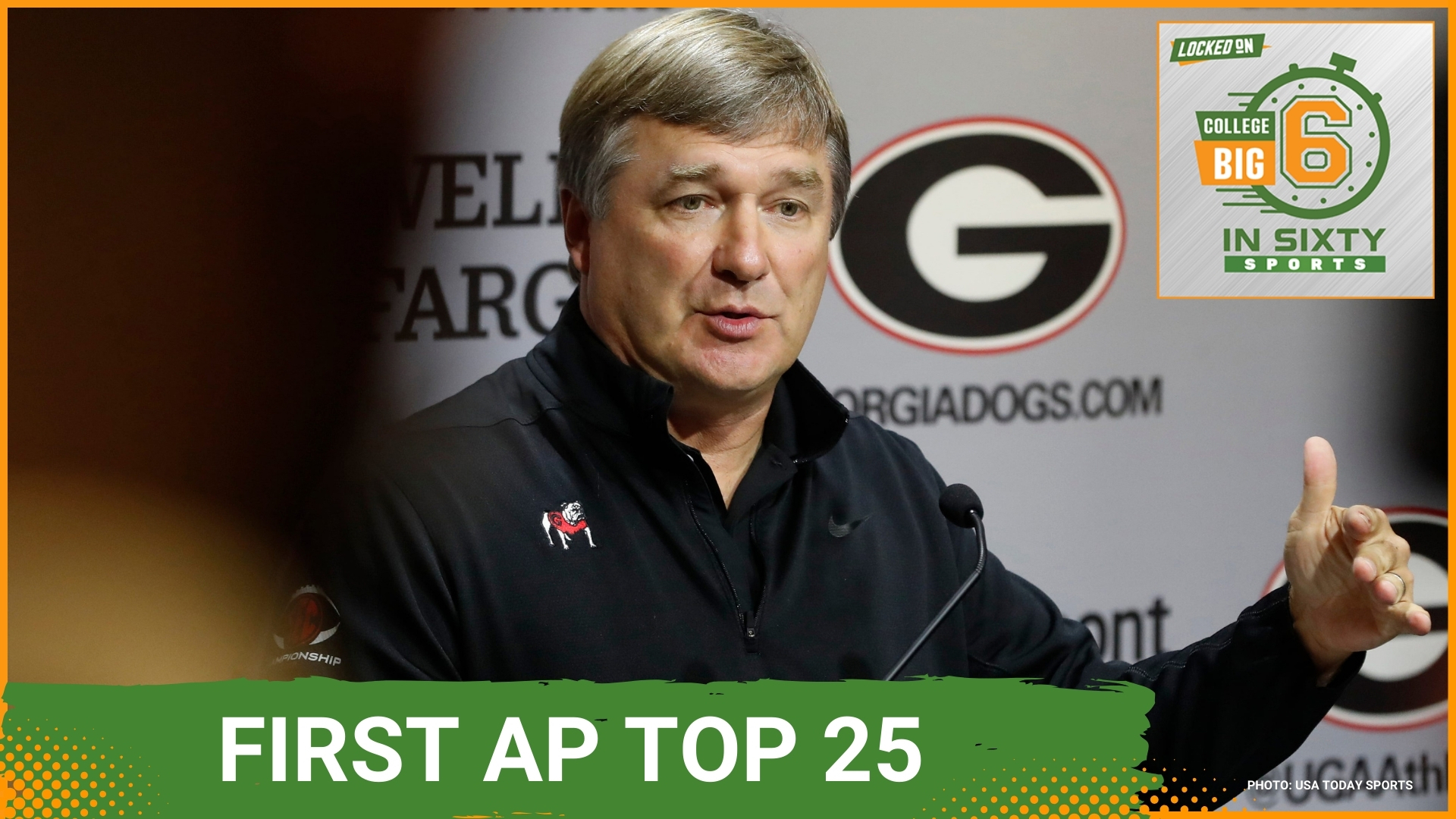 Georgia is No. 1 in the AP poll, and is more realignment coming? Nebraska still needs a quarterback, and LSU gets a big commit on the defensive line.