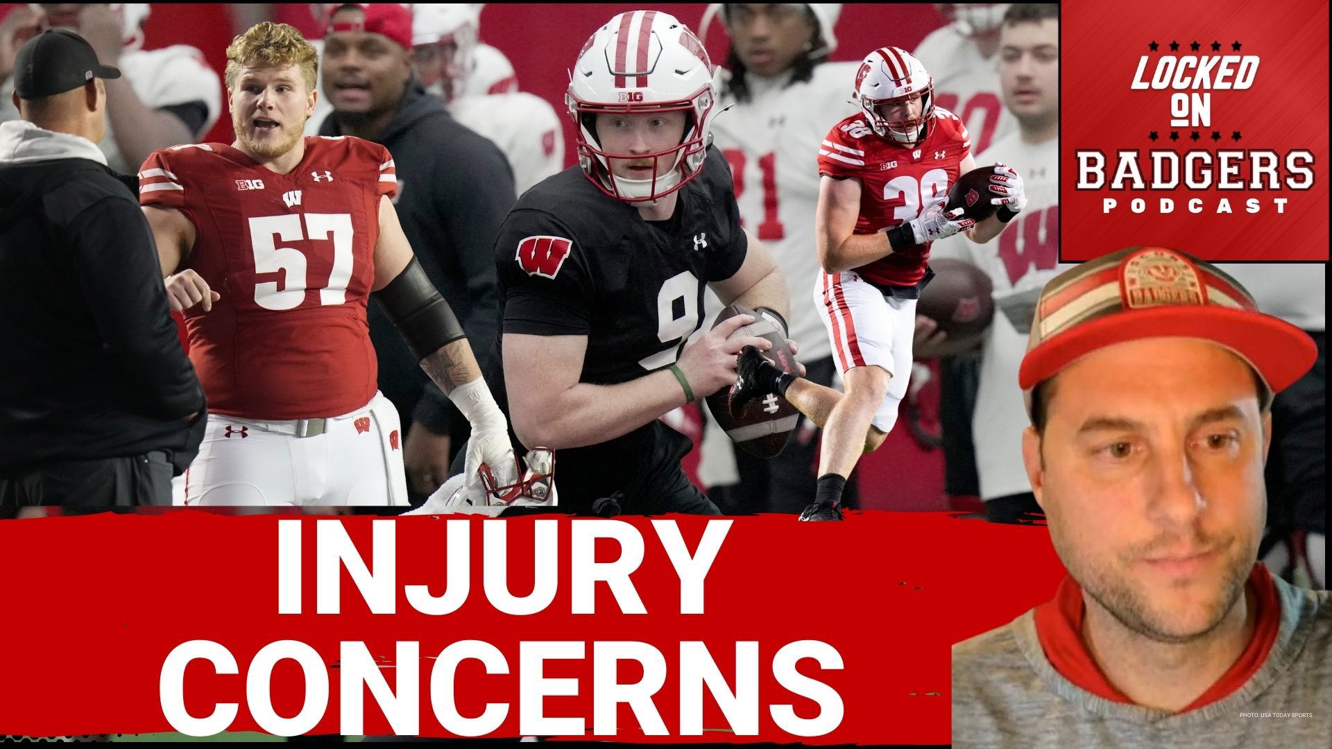 MAJOR CONCERNS? Injuries start to pile up for the Wisconsin Badgers football team!
