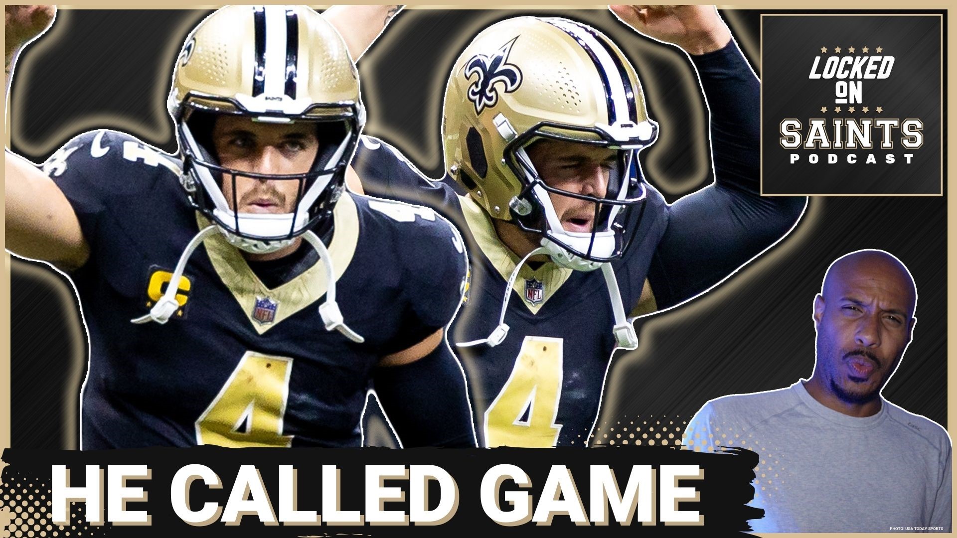 New Orleans Saints quarterback Derek Carr called his shot with a deep shot to Rashid Shaheed to help seal the win vs. the Tennessee Titans.