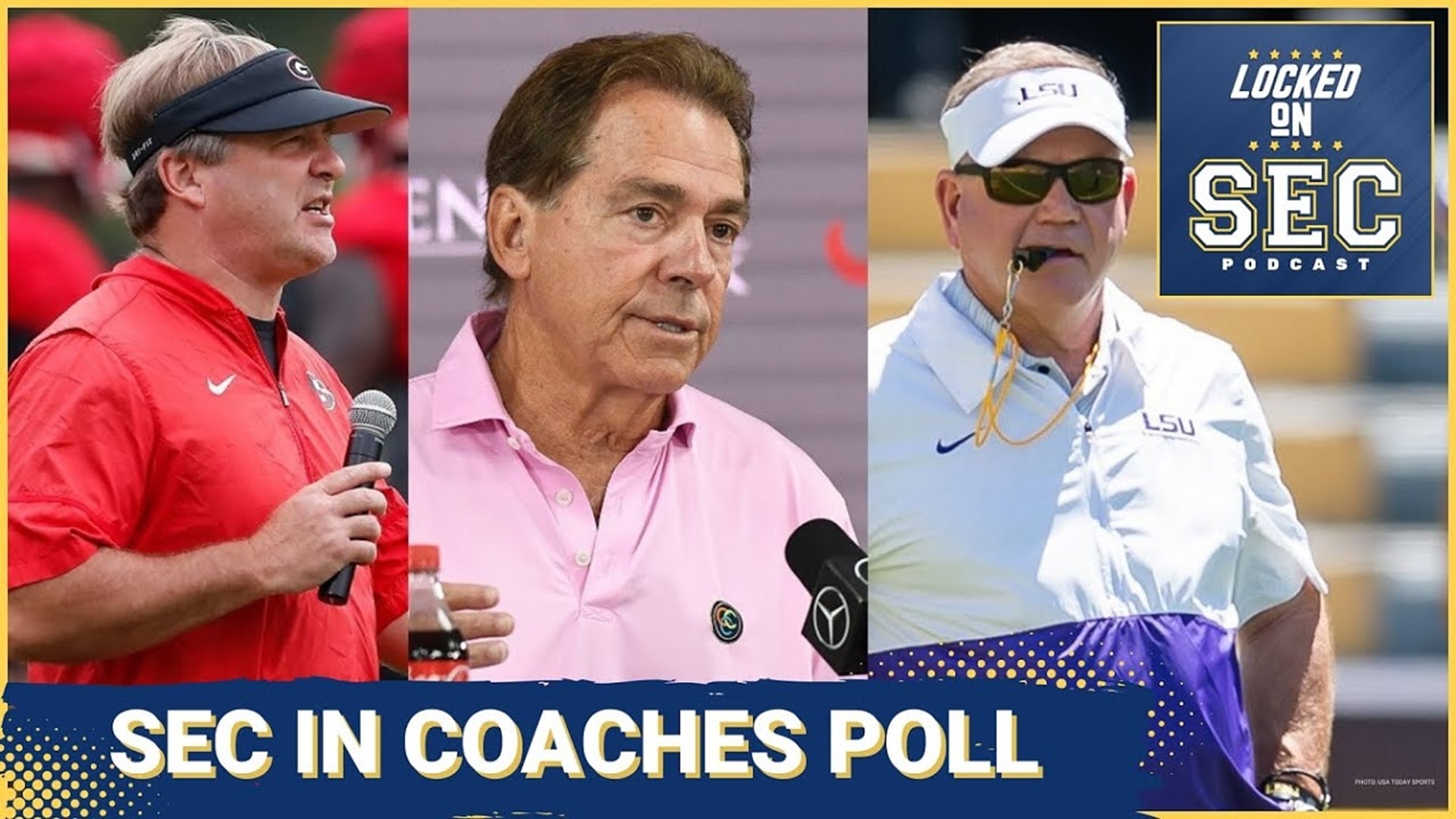 The Top 25 Coach’s Poll is out, we’ll run through the SEC teams who made the list including Georgia, Alabama, LSU and Tennessee in the Top 10.