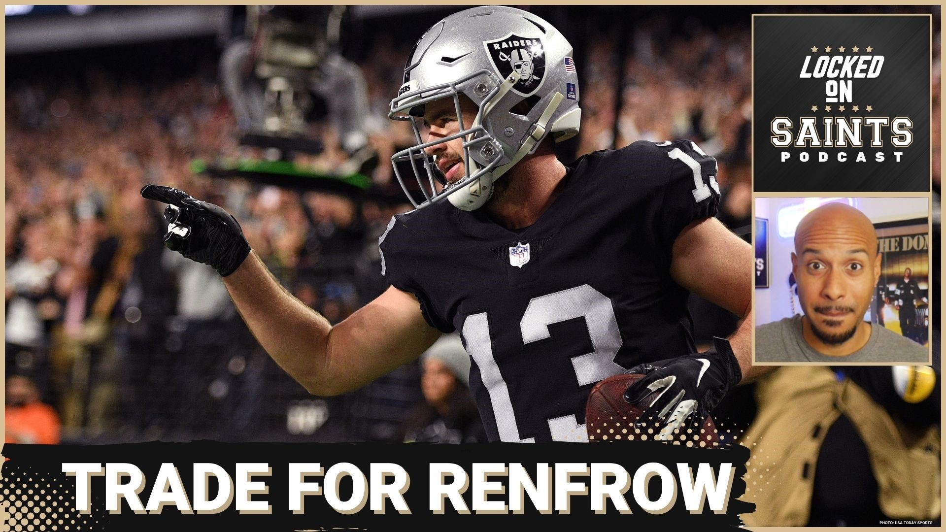 The New Orleans Saints may not want Austin Ekeler, Devin White and of course Lamar Jackson, but a trade for Raiders WR Hunter Renfrow makes sense.