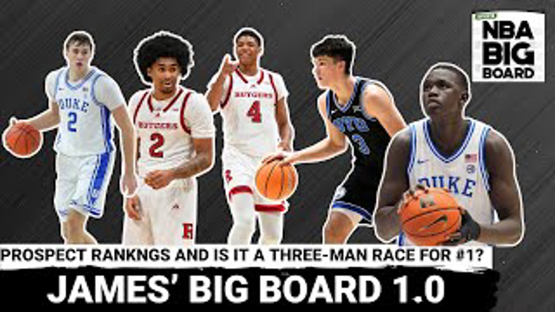 In the latest episode of the Locked On NBA Big Board Podcast, Rafael Barlowe challenges James Barlowe on his recently released Big Board 1.0.