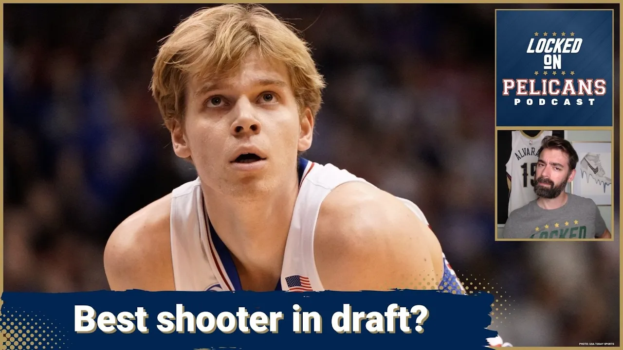 Gradey Dick might be the best shooter in the NBA Draft. Should the New Orleans Pelicans draft the wing out of Kansas?