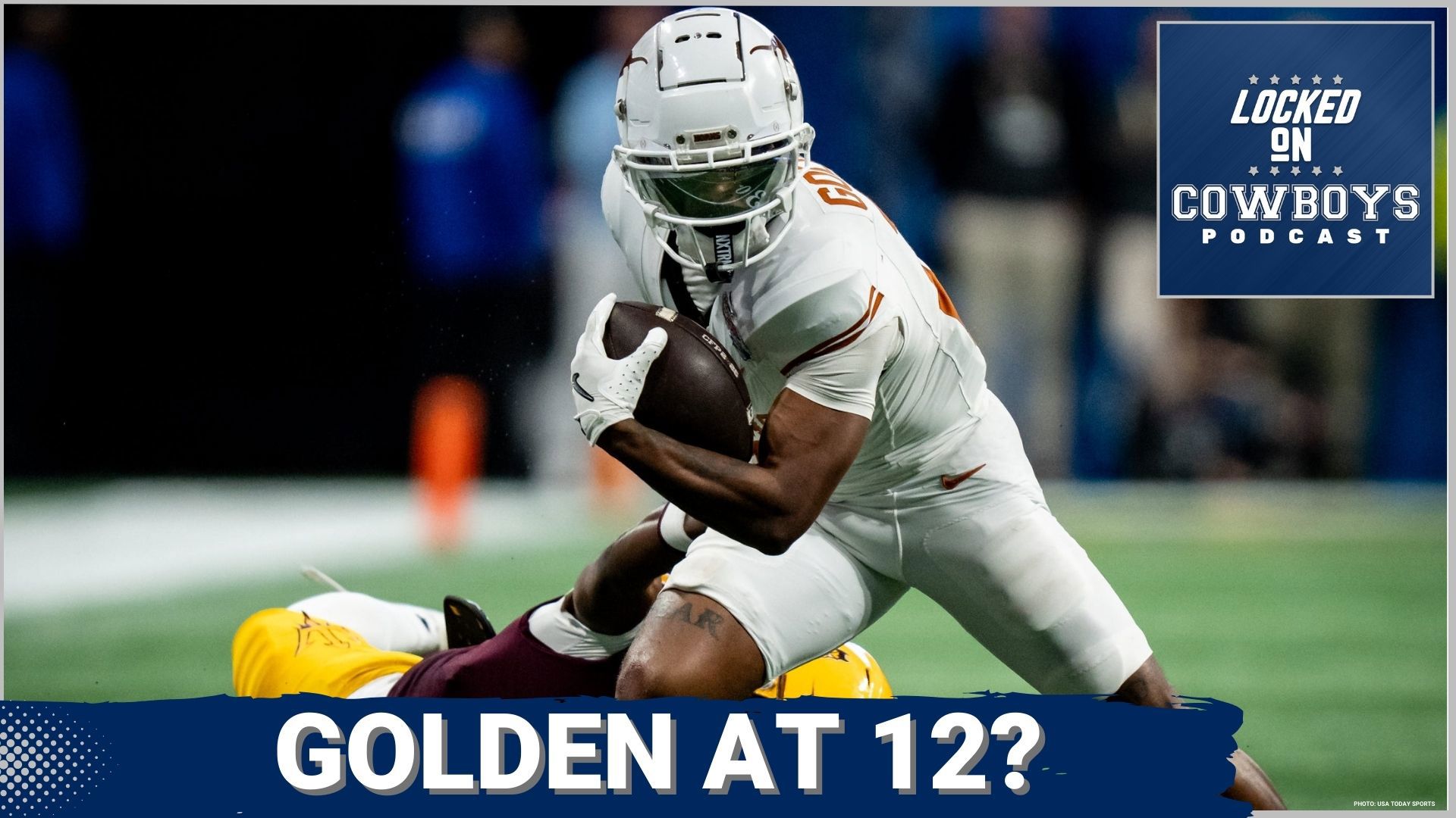 Texas WR Matthew Golden is one of the biggest risers in the 2025 NFL Draft. Could he be an option for the Dallas Cowboys at No. 12?