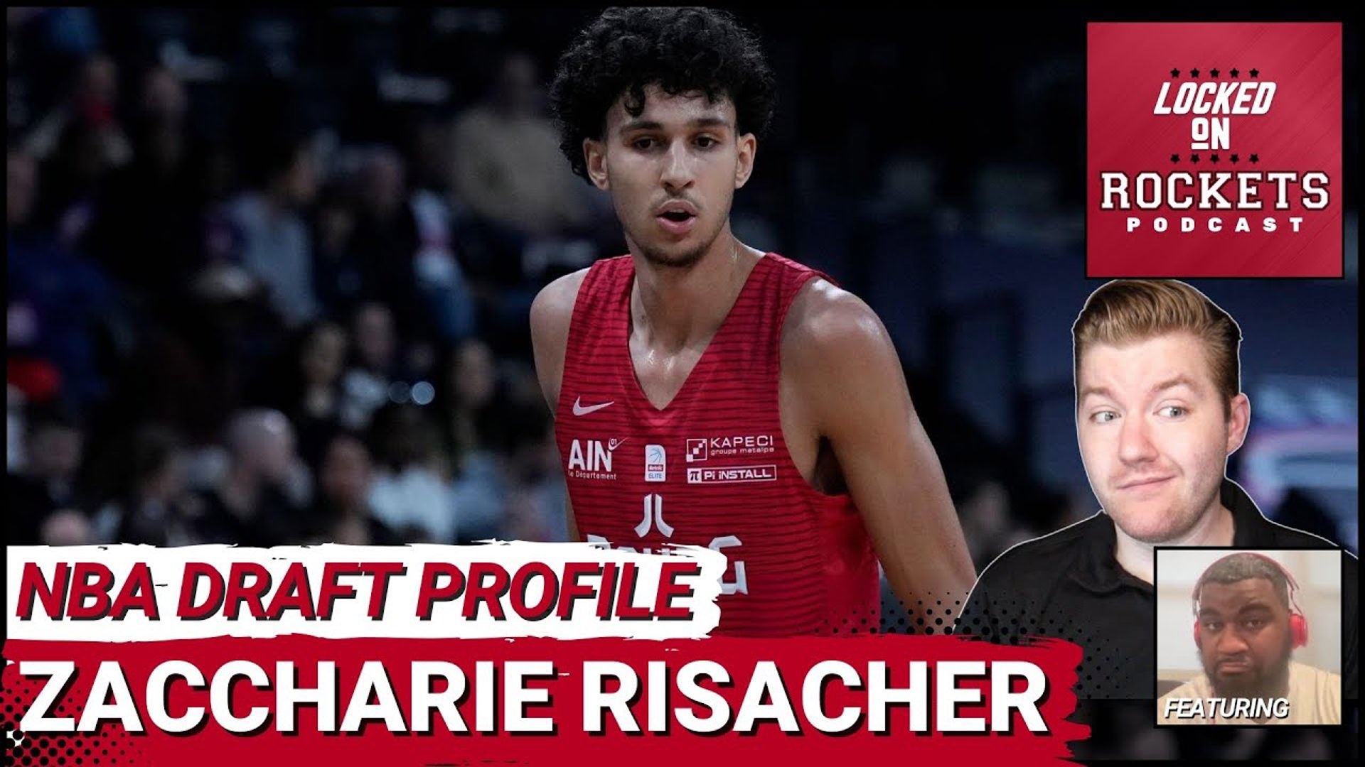 Zaccharie Risacher Houston Rockets 2024 NBA Draft Prospect Profile ...