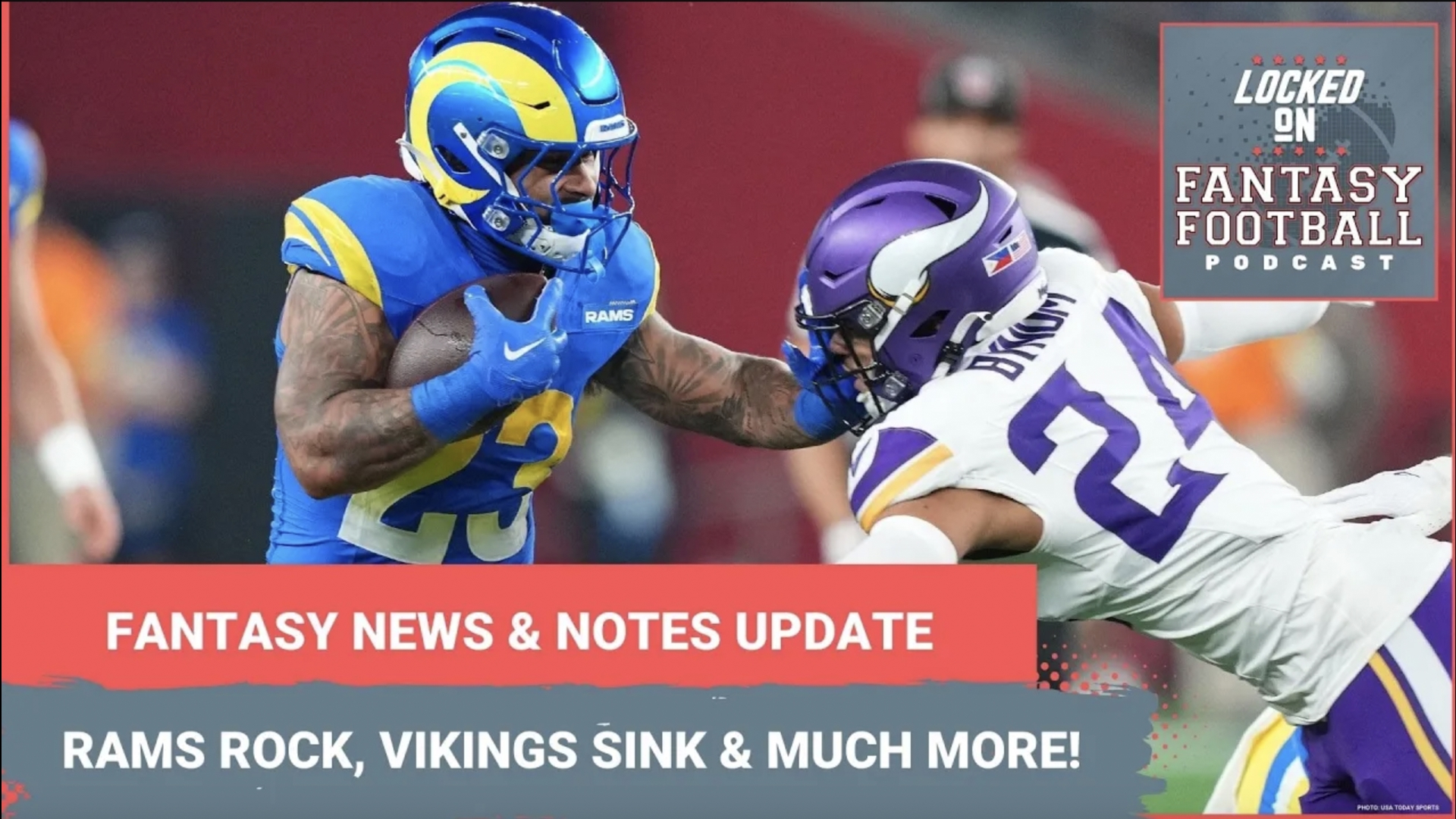 Vikings-Rams MNF wild-card takeaways plus latest fantasy football news ...