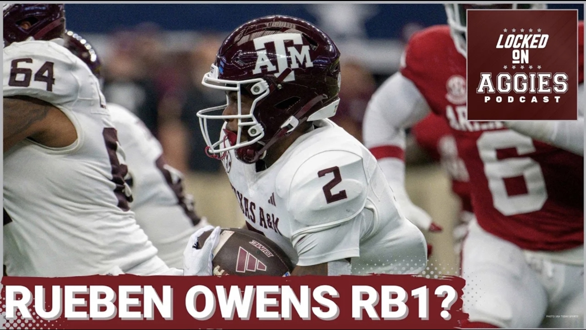 Rueben Owens will be RB1 for the Texas A&M Aggies | Texas A&M Aggies ...