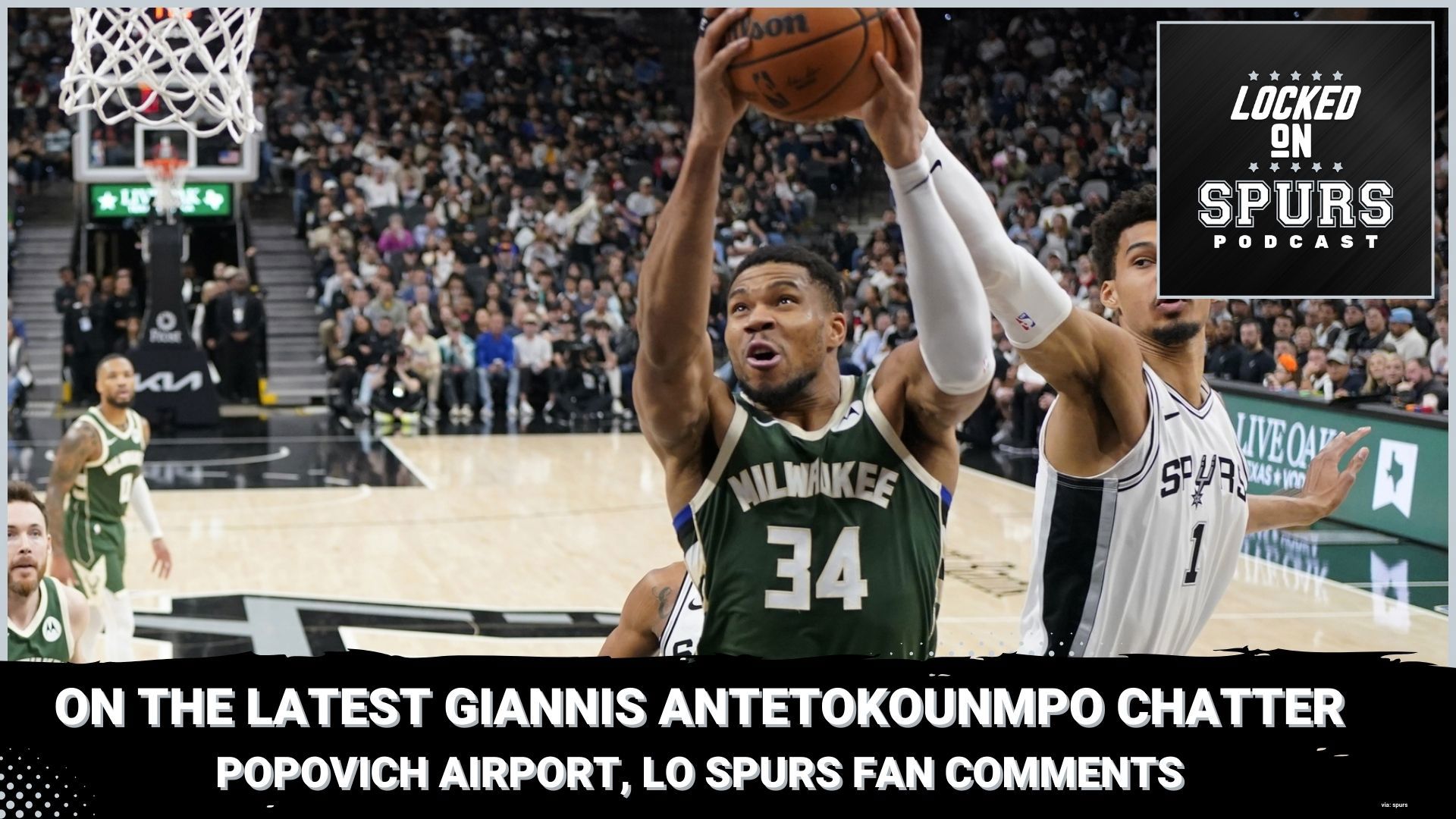 Could Giannis Antetokounmpo be the next big name to join the San Antonio Spurs?