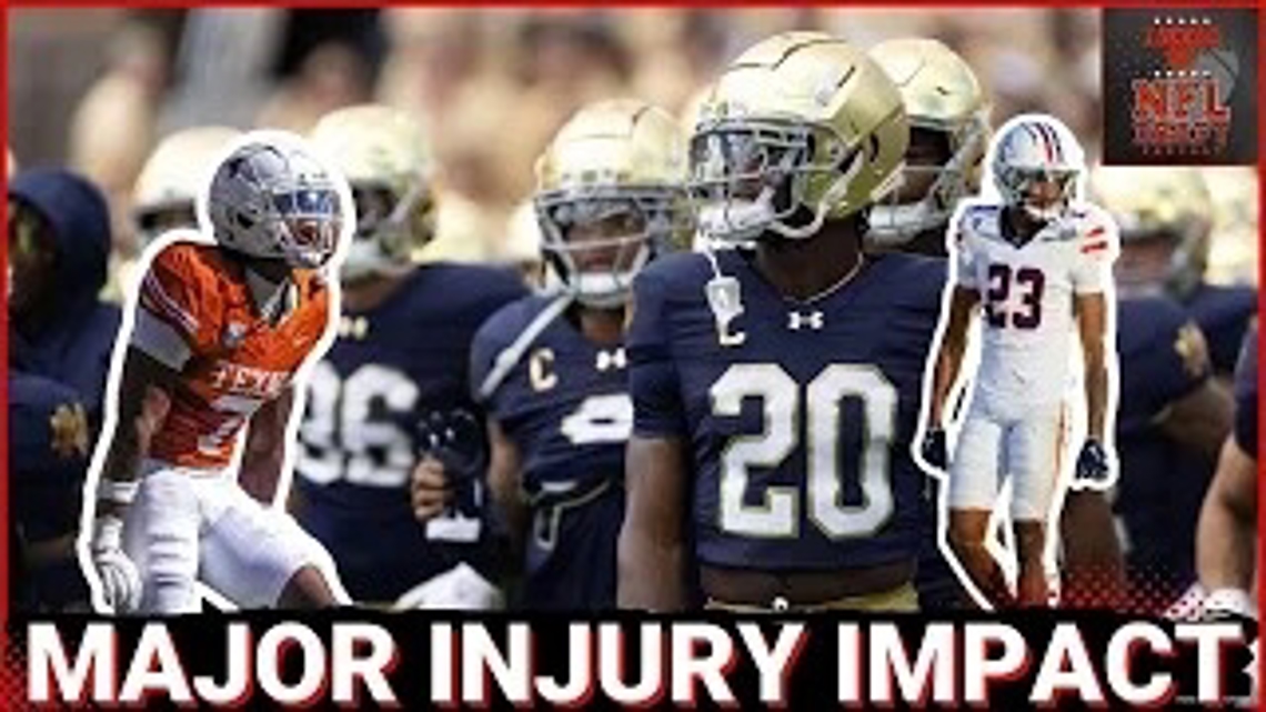 Star CB Benjamin Morrison is out for the season, how does it impact 2025 NFL Draft? | wwltv.com