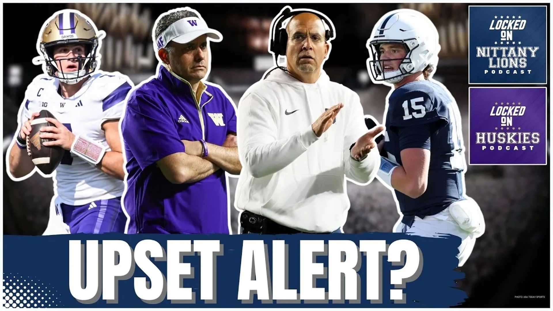 Upset alert?! The (5-4) Washington Huskies?! Will the Washington Huskies give the Penn State Nittany Lions a scare?